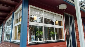 Fönster innan kittning